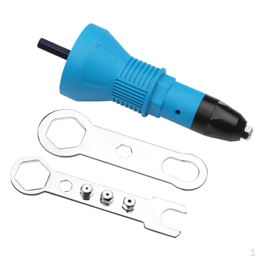 

Адаптер для заклепок, дрель, клепальный электрический инструмент, синий