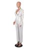 Elegant V-Neck Lace Slim Fit See-Through Jumpsuit