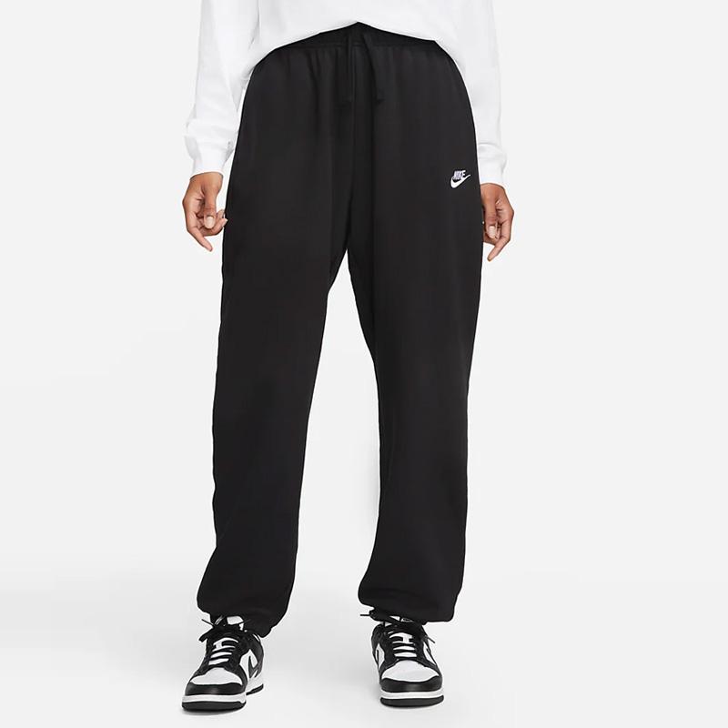 Nye Nike Sportswear Club Fleece Dame Mellomhøy Livvidde Oversized Joggebukser DQ5800-010