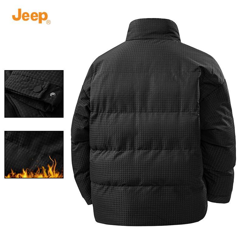 Jeep Men's Winter Stand-Collar Padded Jacket