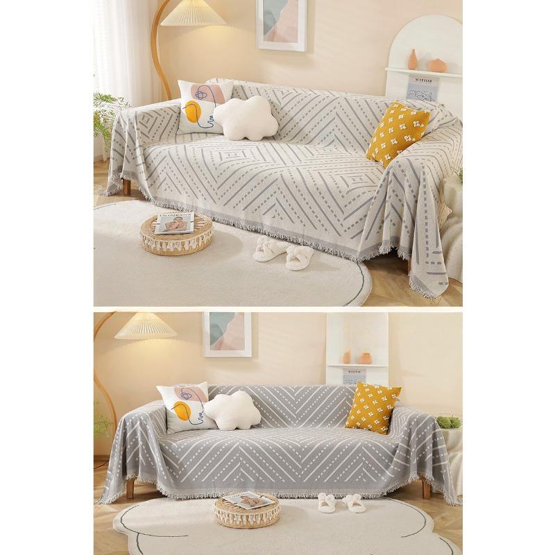 Sofa Cover Cloth, Full Cover Blanket, Backrest Cover Cloth, Anti Slip Sofa Cushion, Universal Cover, Anti Cat Scratch, All Season Universal