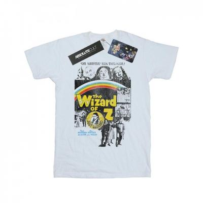 Girls Distressed Movie Poster Cotton T-Shirt