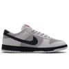 Nike Dunk Abrasion Resistant Abrasion Resistant Low Top Skateboard Shoes Unisex Black Gray HJ4329-001(Team734-)