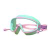 Kids Swim Goggles with Earplug Waterproof No Leakage Anti-Fog UV Protection Clear Lens 3-15 Years Old Children Silicone Goggles Scuba Diving Equipment