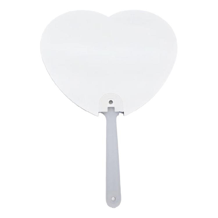 10Pcs Double-Sided Blank Sublimations Fan for Church Functions and Personalizeds Party Accessories