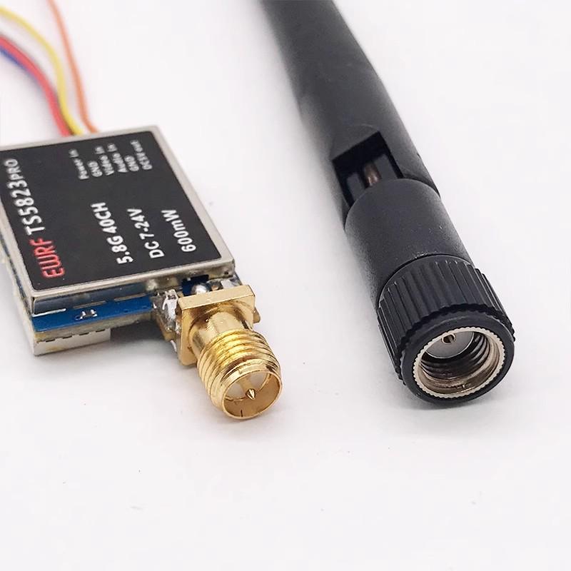 FPV Set TS5823Pro 200mW/600mW Video 5.8GHz 40CH Transmitter and Cmos 1/3 1800TVL Mini FPV Camera 2.1mm For RC Racing Drone Model