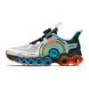 Anta Kids Comfortable Shock Absorbing Wear Resistant Low Top Running Shoes Kids Running Shoes Silver Black White 312345580-3