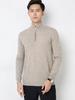 Men's High-End Cashmere Sweater - Thickened, Warm, Half-High Collar, Zipper Knit, Autumn/Winter Collection