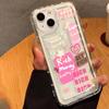Niche Personality European, American English 15promax Is Suitable for Apple 13 Mobile Phone Case iPhone14 Airbag Anti-drop 1211