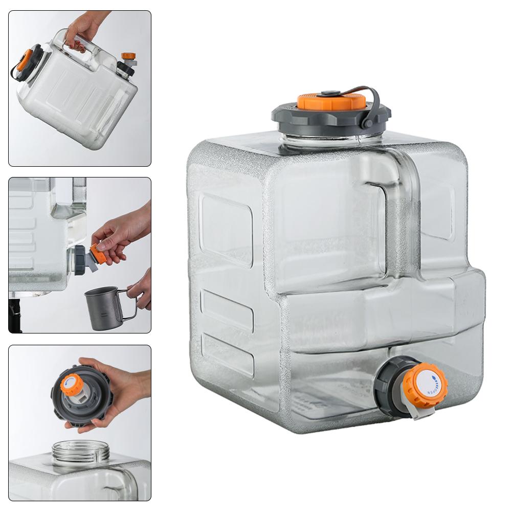 8L /12L /15L Camping Water Container Portable Emergency Water Storage Water Storage for Outdoor Hiking Camping Home Use