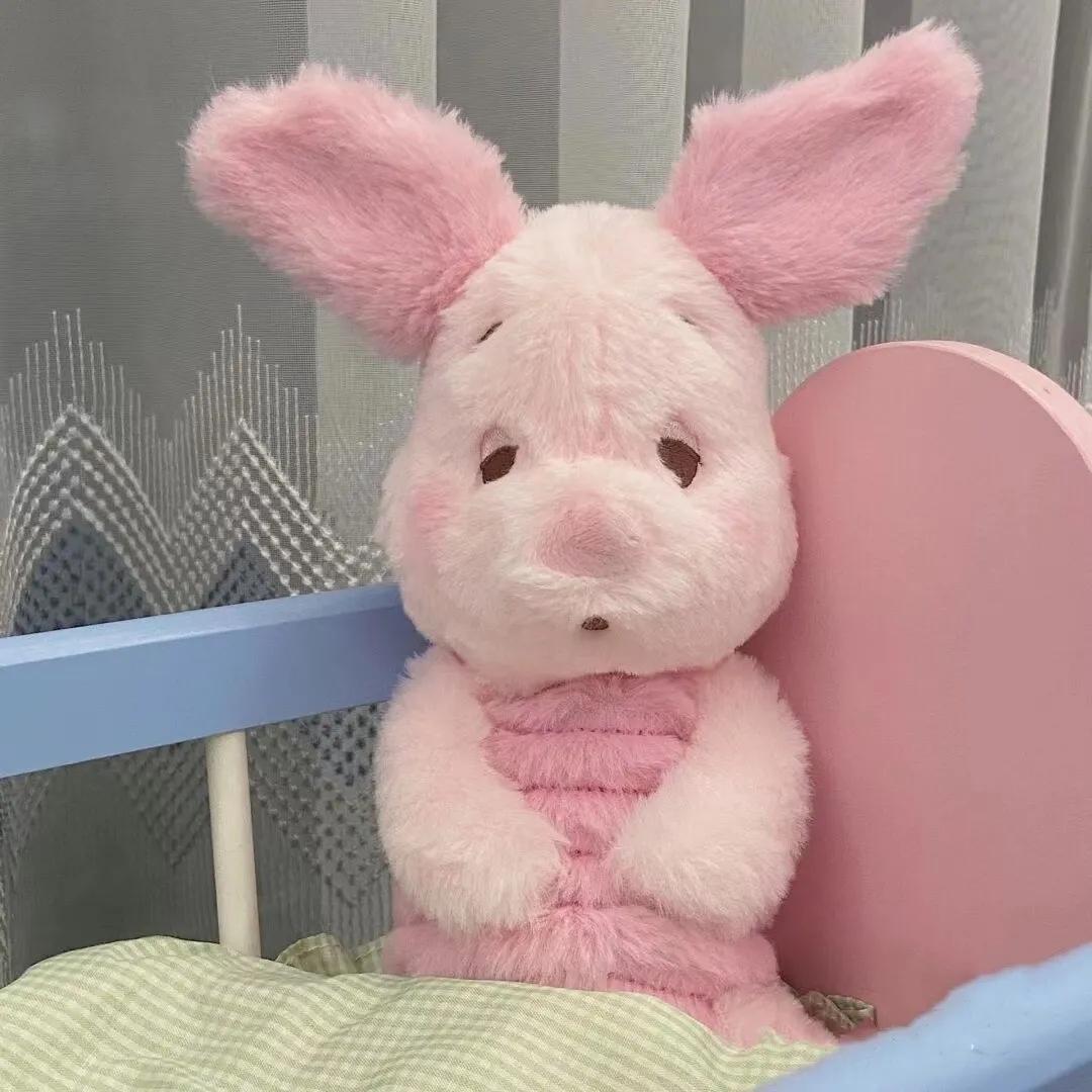 Animation Sleepyhead Piglet Plush Plaything Plush Cute Pink Sleeping Companion Soothing Doll Pillow Room Decoration Kids Festival Gifts