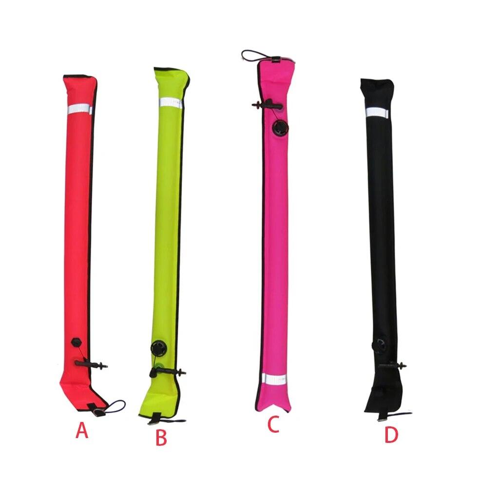 

Маркерный буй для подводного плавания с аквалангом, сигнальная трубка SMB с клапаном, светоотражающая лента, подводные плавающие аксессуары для водных видов спорта