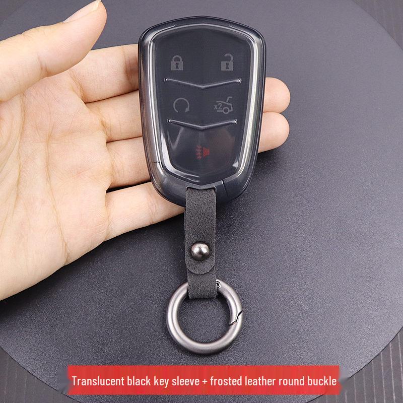Transparent Full Coverage Key Case for Cadillac XT4 XT5 XT6 CT6 ATSL CTS XTS