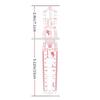 1Pcs Clear Illustration Diy Quilting Clothing Design Rulers  Drawing Template Ruler For Drafting Clothing Designers