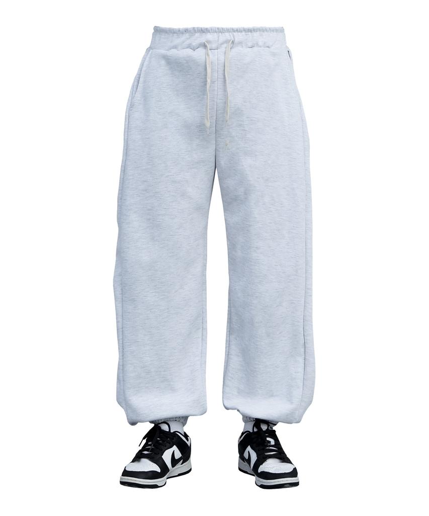 Oeta Double Cotton Side-Tuck Balloon Fit Jogger Pants