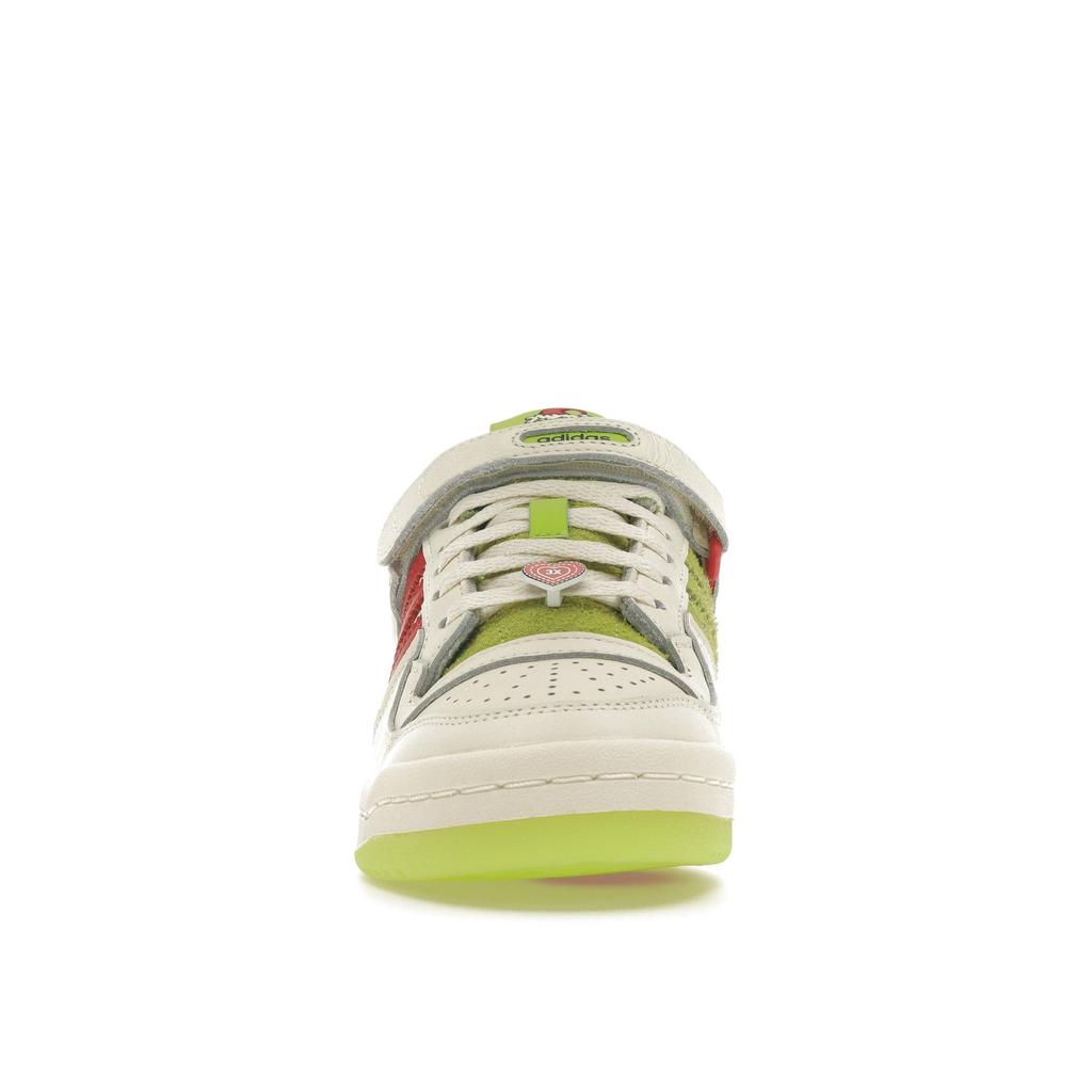 Dr. Seuss X Adidas Forum Low The Grinch - Cream White Men Sneakers Collegiate-Red Solar-Slime ID3512