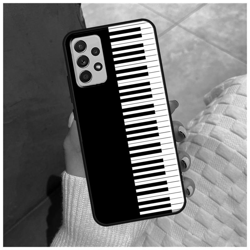 Music Piano Elegant Case For Samsung Galaxy A14 A34 A54 A12 A22 A32 A42 A52 A13 A23 A33 A53 A50 A51 A71 Cover