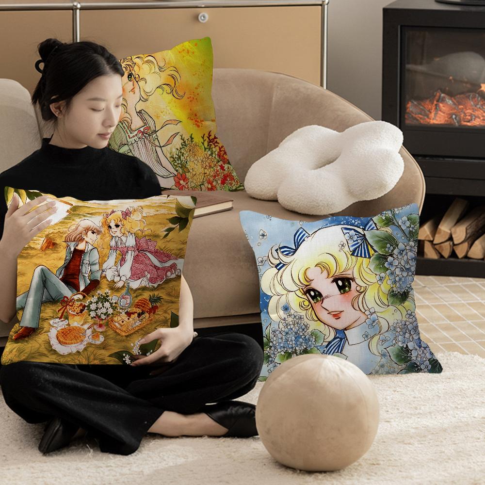 Anime Manga Candy Pillow Cover Design Cushion Cover Decor Holiday Decorati