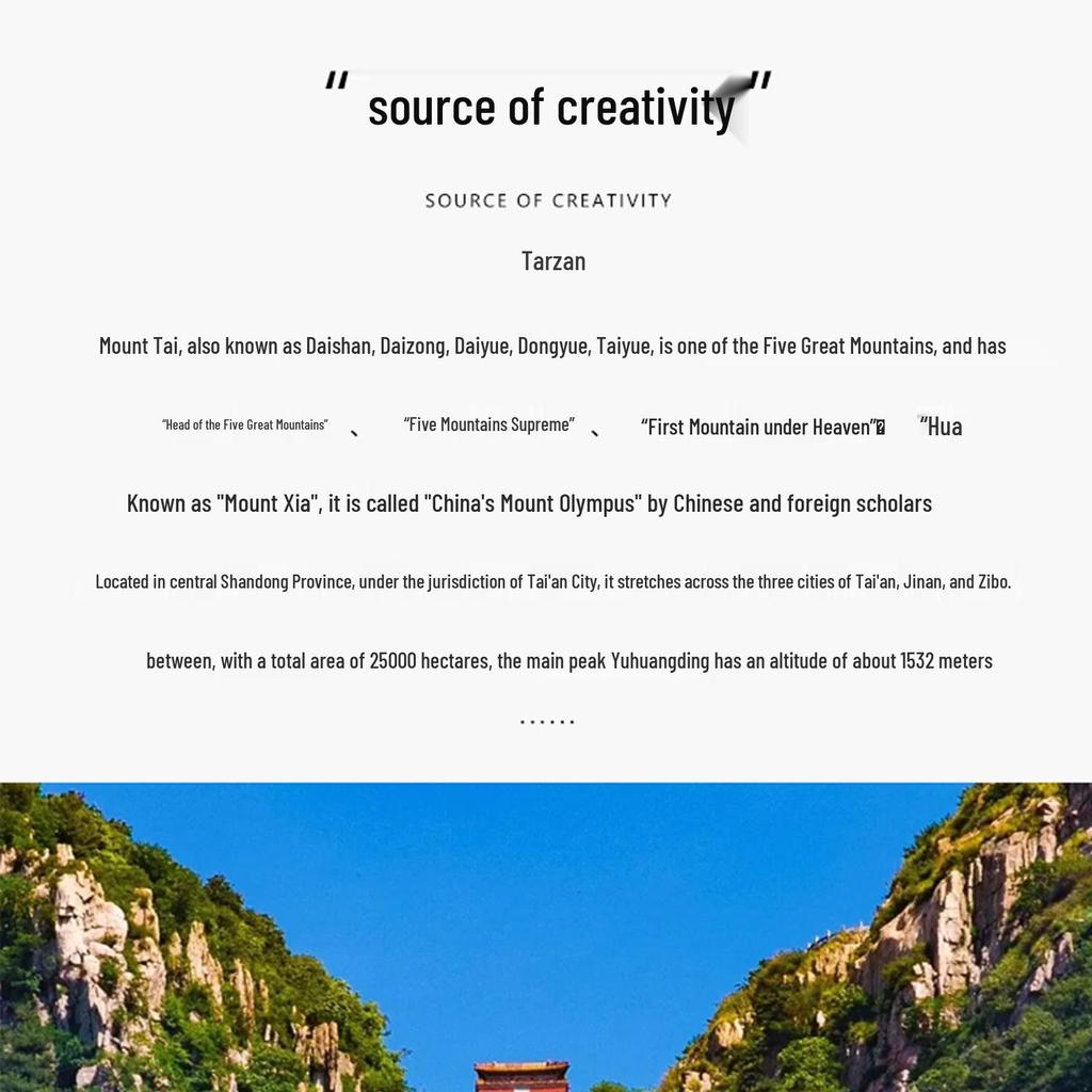 Mount Tai Metal Cultural Refrigerator Magnet: National Tide Tourism Souvenir
