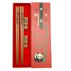 2 Pair Non-slip Panda Chopsticks Gift Set With Chopstick Rest Sushi Chopsticks  Present