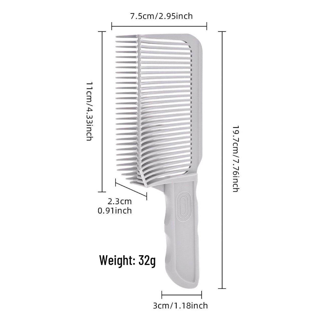 

Чоловічий гребінець для машинки для стрижки для барберського фейду - Гребінець для стрижки та укладання з довгою ручкою