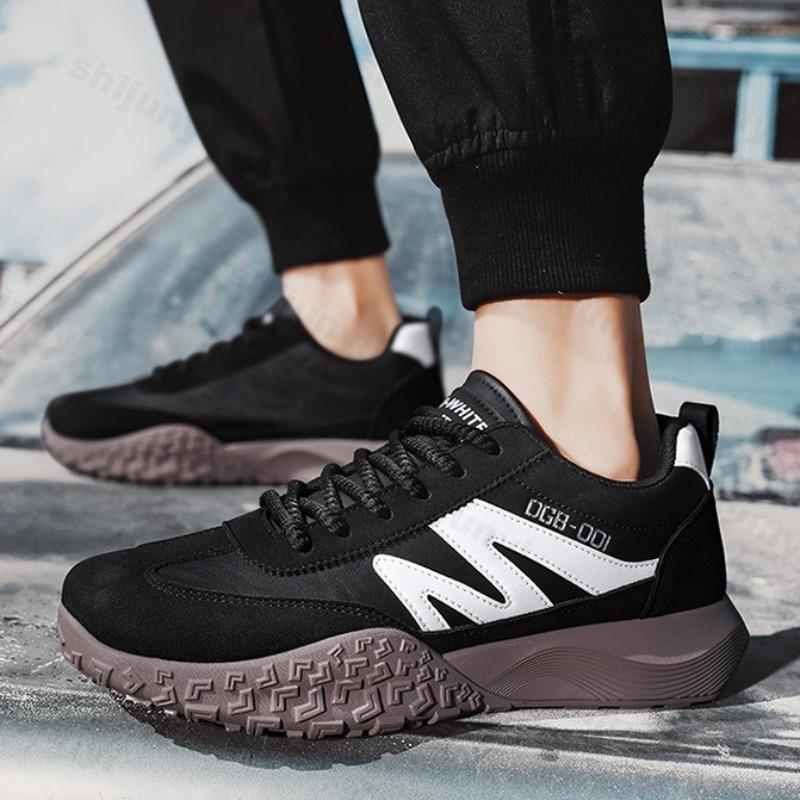 Fashion 2025 Spring New Thick Soled Fashion Trend Sport Casual Shoes Men's Color Blocked Designed Outdoor Shoes Non slip Chunky sneakers