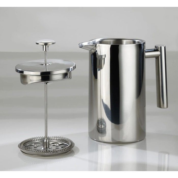 Cafetière à piston - WESTFALIA - Thermo French Press - Acier inoxydable - Double paroi - Écologique