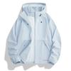 UPF80 + Ice Silk Sunscreen Clothing Men's and Women's Summer New Light and Thin Jacket Outdoor Fishing Hooded Sunscreen Clothing