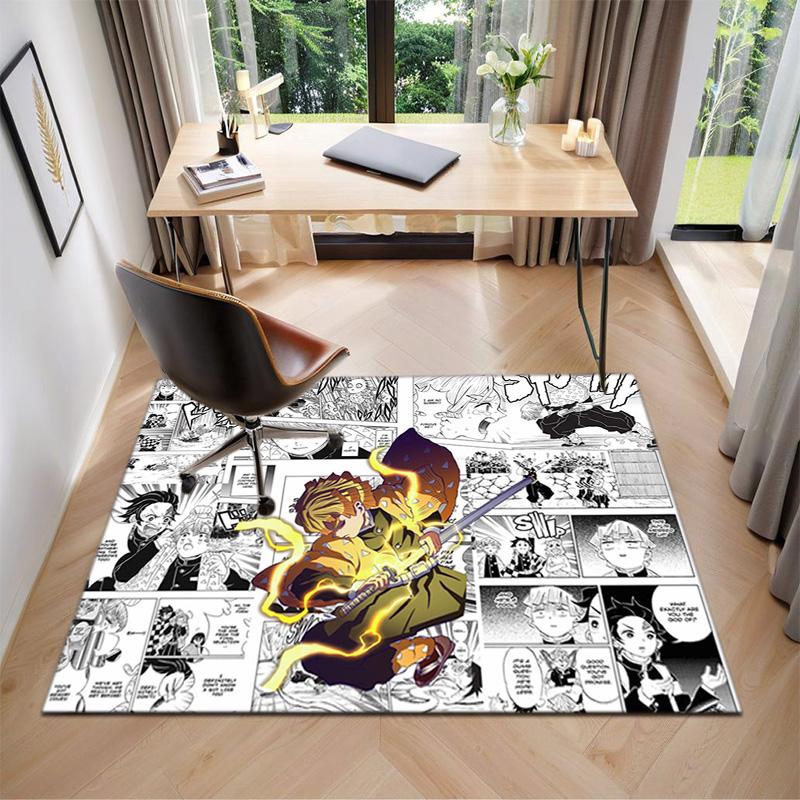 Japanese manga artist Koyoharu Gotouge's Demon Slayer carpet is suitable for living room and bedroom doormats office balcony decorative rugs H2