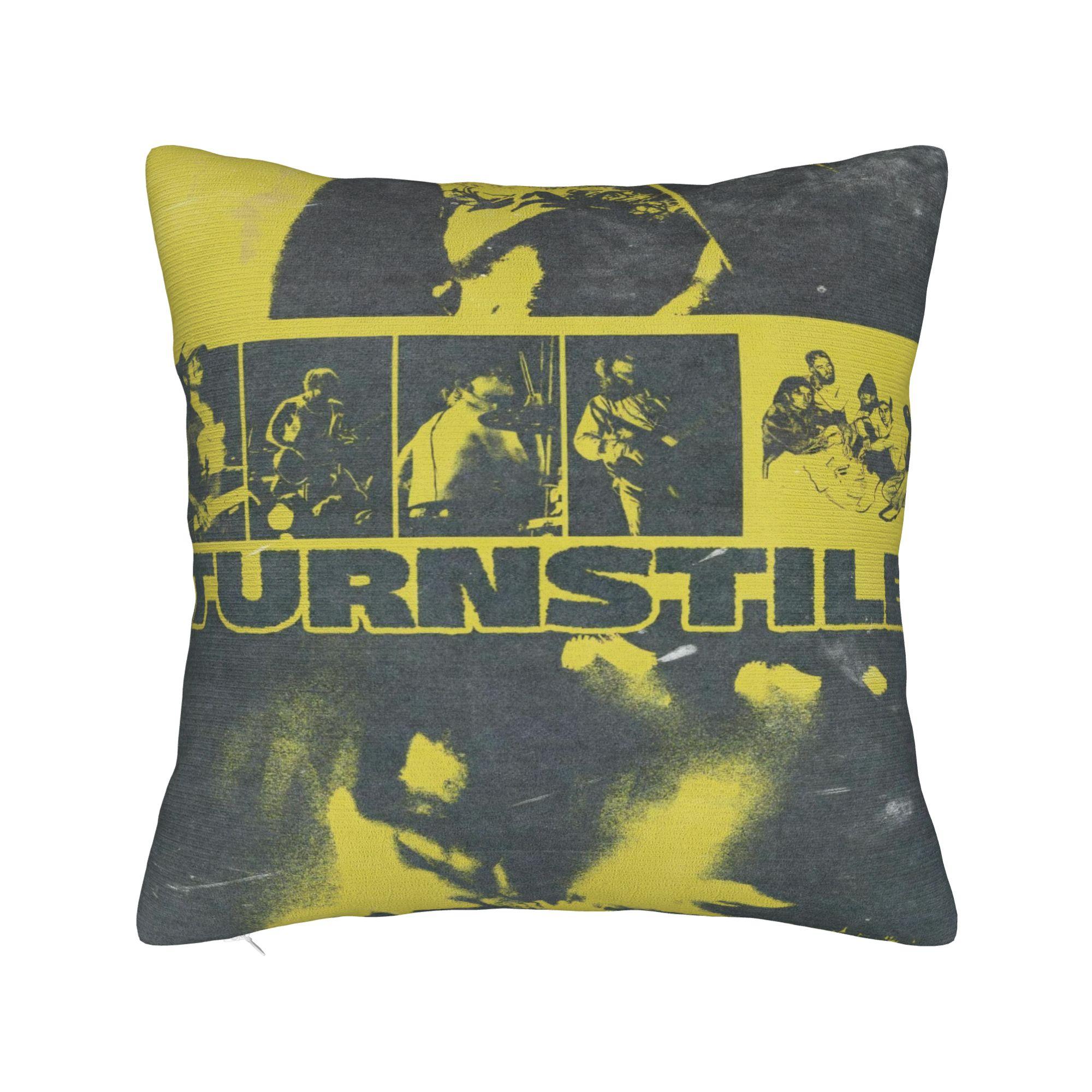 

Warm Home Turnstile Rock Band Tour Decor Pillowcase Merch Pillow Cover Square Multiple Sizes 12x12in 30X30cm