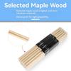 12 Pairs 7A Maple Wood Drum Sticks Classic High-quality Drumsticks for Adults and Beginners