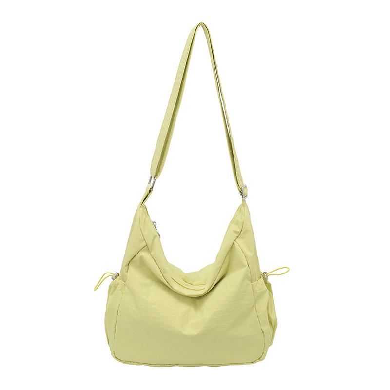 Stylish solid color casual shoulder bag New large-capacity simple messenger bag Versatile Korean version Lazy commuter bag