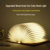 Engraved LED Wooden Book Lamp with Eye-Protecting Bluetooth Night Light
