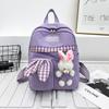Backpack for Kindergarten with Large Capacity, Small Rabbit Design, Small Backpack for Outings