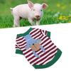 Pets Suit Cartoon Thin Dogs Shirt Stripe Hoodies Autumn and Winter Pet Clothing for Small and Medium Puppy