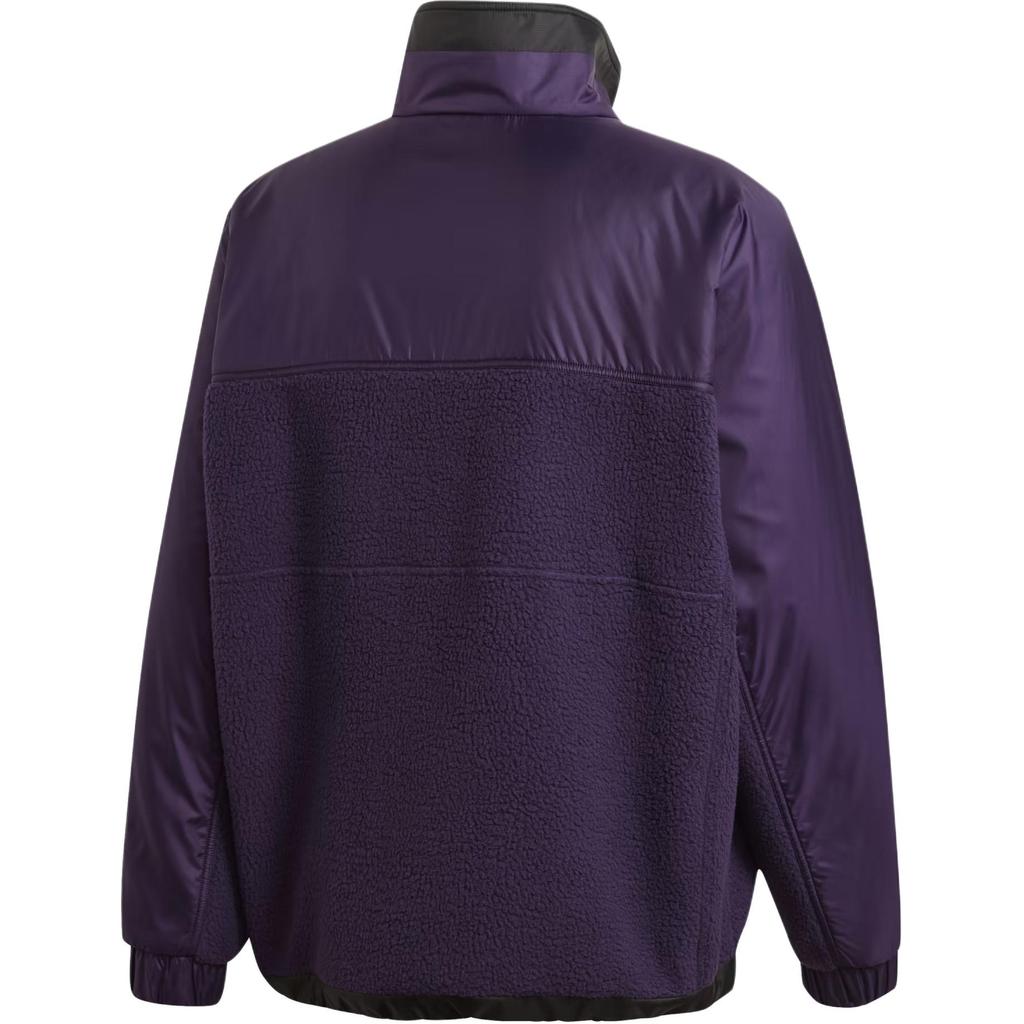 Adidas Originals R.Y.V. LIT TT Half-Zip Fleece Jacket Men Jacket Purple ED7185