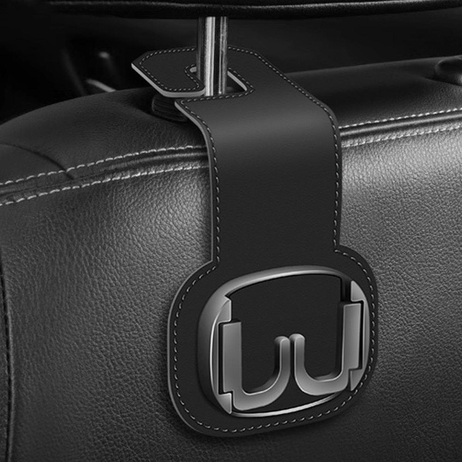 

Крючок для подголовника автомобиля Органайзер Аксессуары Удобная вешалка для хранения чёрный