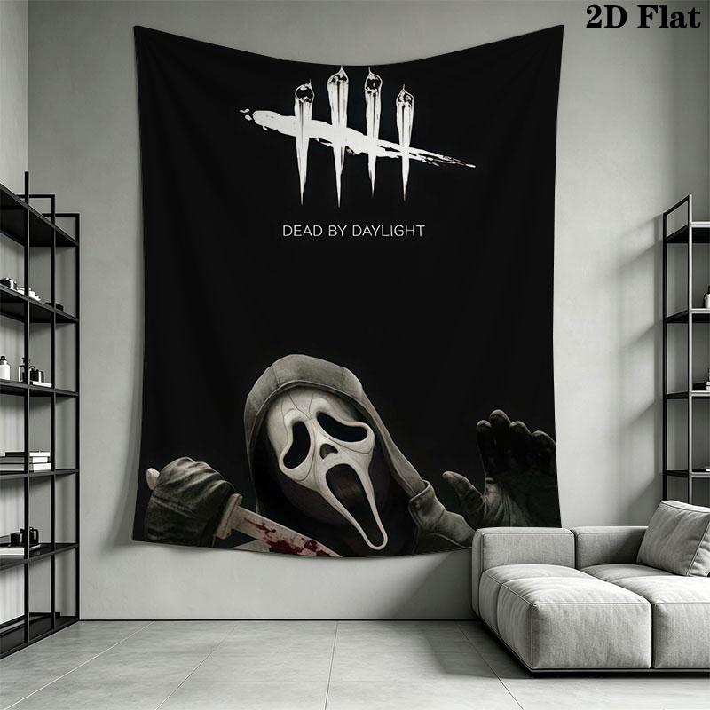 Dead by Daylight Wall Hanging Printed Fabric Blanket Decorative Tapestries for Bedroom Living Room Home Decor