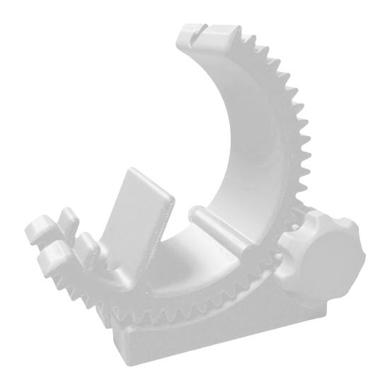 Phone Holder 3D Printed Tilt Gear Phone Stand Adjustable Angle PLA Holder белый