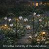 Creative Laser Cut Metal Flower Yard Art Garden Stake Iron Decoration Sculpture for Outdoor Patio Lawn Ornament Gift