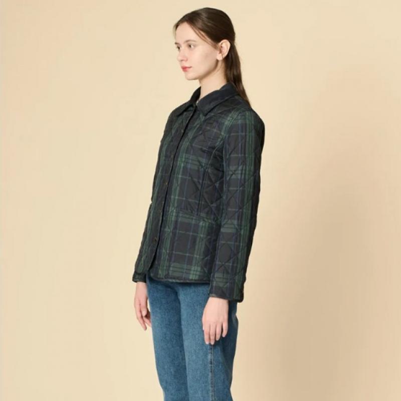 BCBG Corduroy Block Quilting Jumper B4w9r130