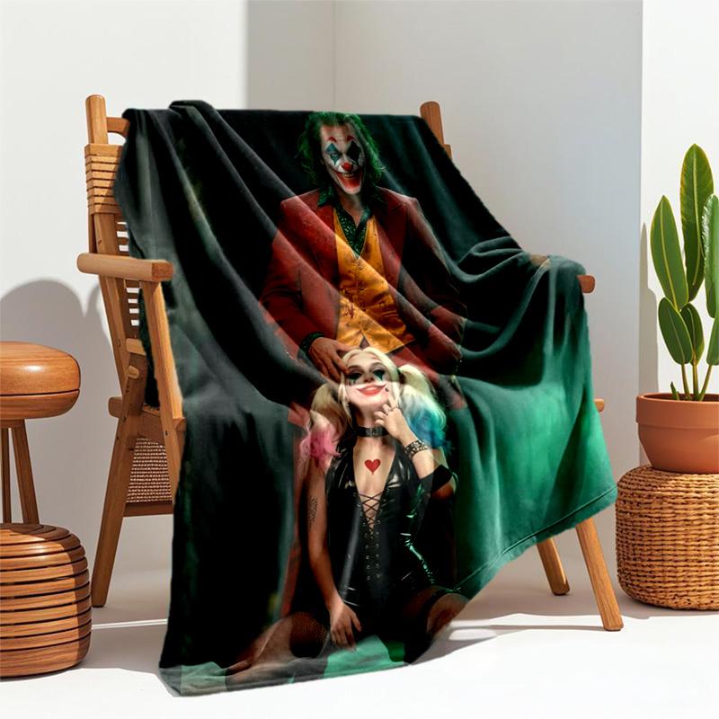 Suicide Squad Blanket Suitable All Seasons Soft Comfortable Sofa Office Home Blanket Holiday Birthday Gift Blanket Home Decor Camping Trip Sheet