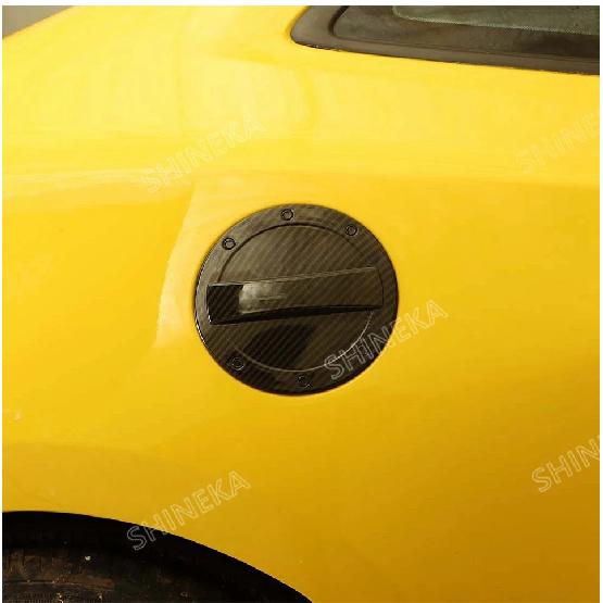 SHINEKA Car Exterior Gas Oil Fuel Tank Cap Decoration Cover Trim for Chevrolet Camaro 2017 2018 2019 2020 2021 2022 Accessories