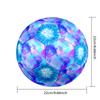 1PC Abstract Watercolor Flow Blue Tiedye Soccer Ball Size 5 Football Machine Sewn Indoor/Outdoor Universal Football Gift W139