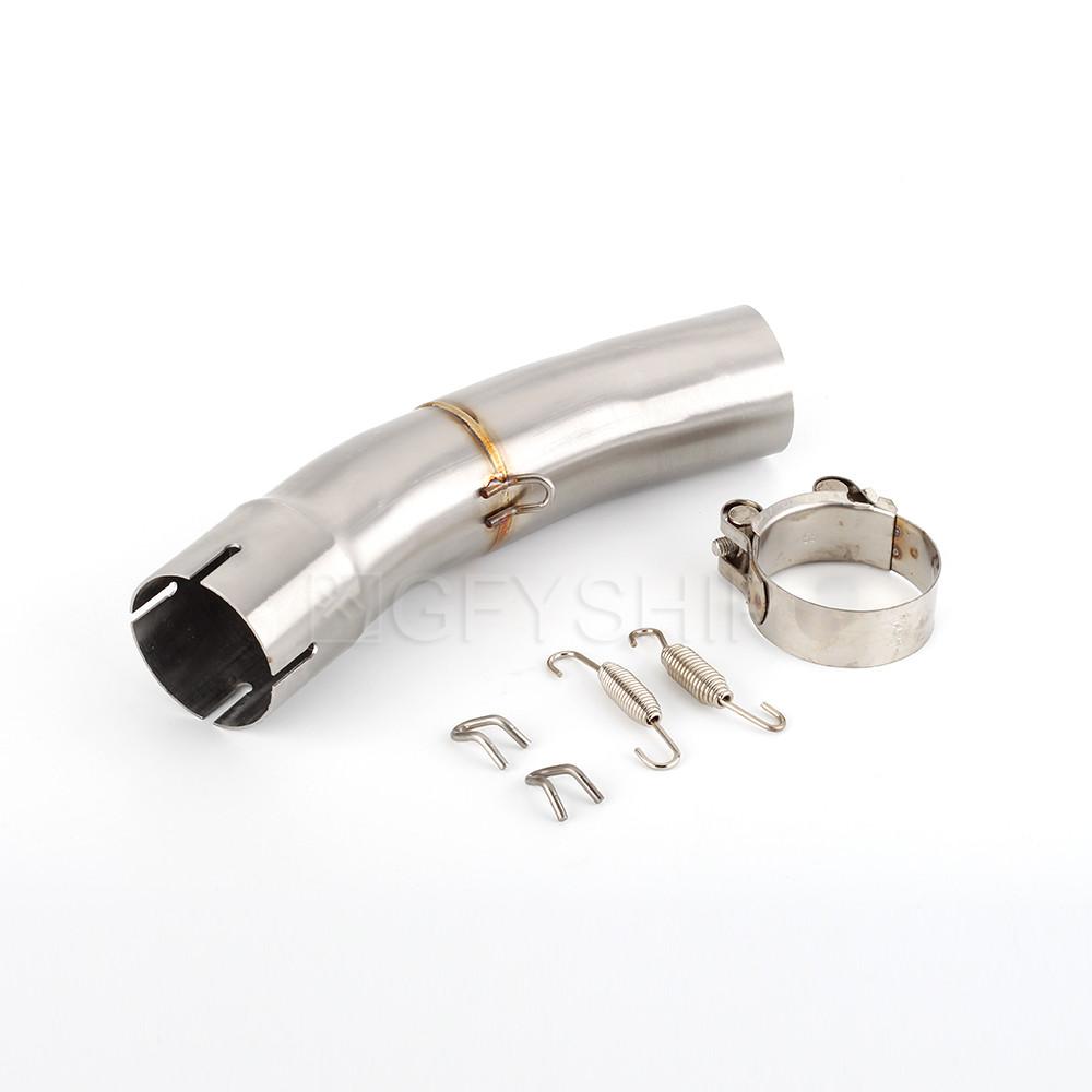 For Triumph Street Triple 675 2013 To 2017 Street Triple 675 R 2013-2017 Escape Motorcycle Exhaust Middle Link Pipe Slip-on