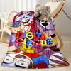 Digital Circus Blanket Comfortable Suitable for Sofa Office Bed Four Seasons Universal Playful Design Perfect Gift for Relatives and Friends