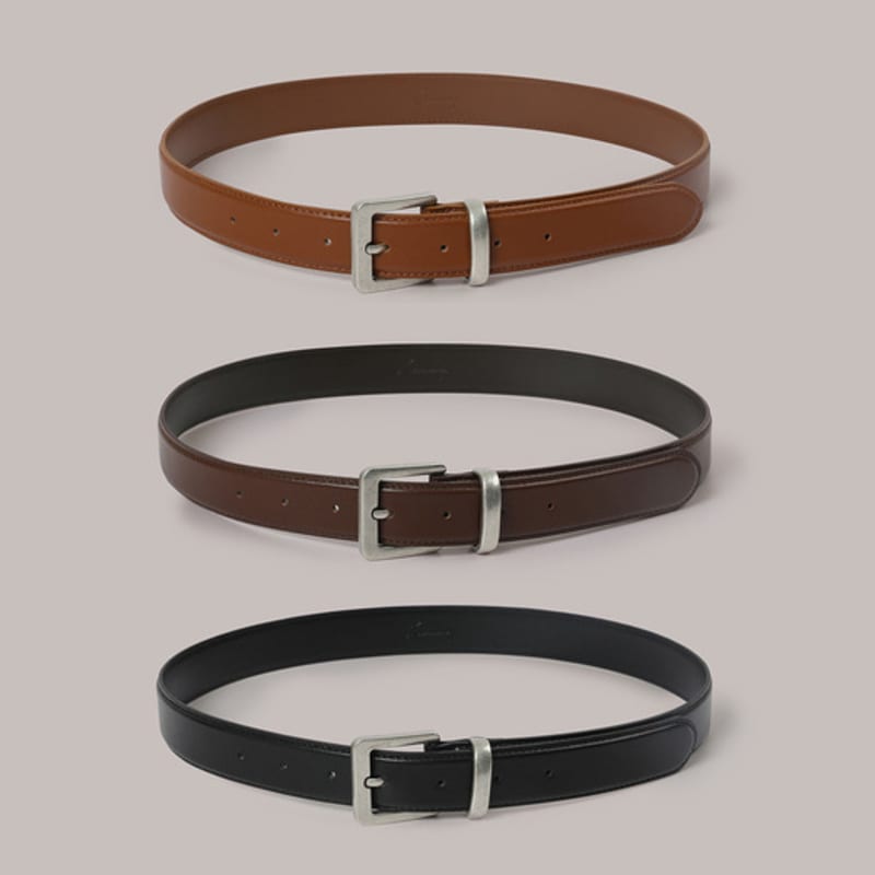 Laminez 30mm Square Silver Belt - 3 Color