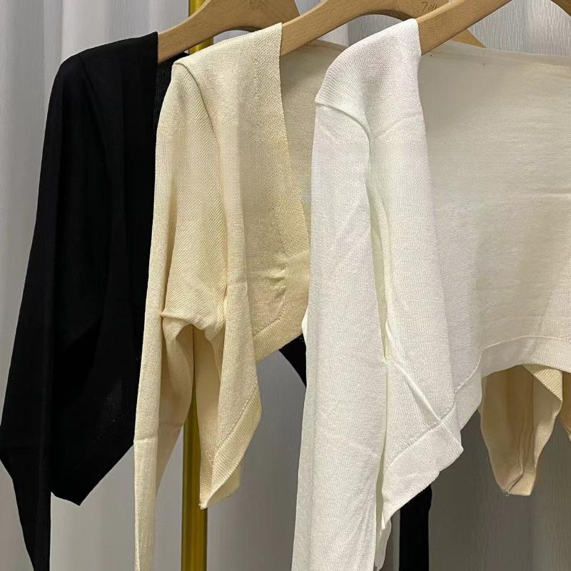 Autumn Thin Long Sleeve Slim Fit Knitted Cardigan Women Fashion Casual Solid Simple Cardigans Coat Elegant Office Ladies Short Sweaters Jacket 25183