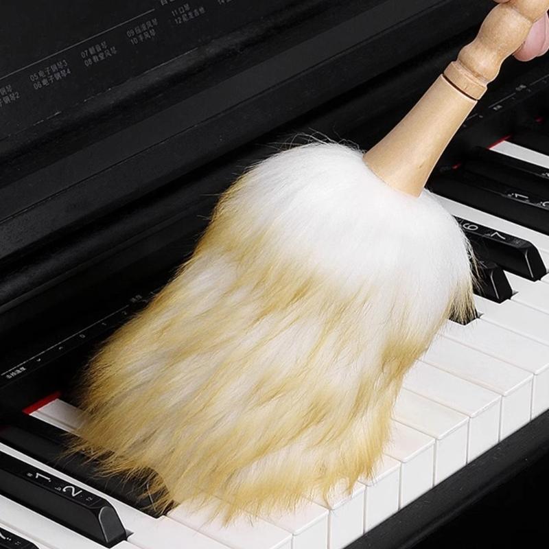 Effective Lambswool Brush for Dust and Stain Removal from Instruments