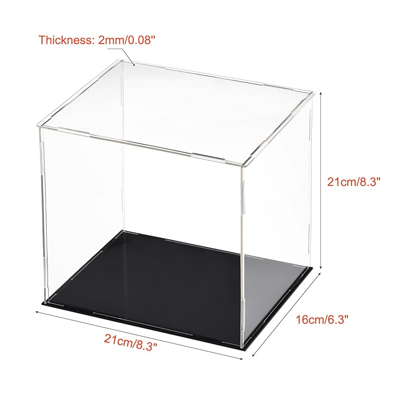Edinstry storage case acrylic storage case acrylic box Height 20cm 20x15cm figure case display case collection case transparent storage box exhibition
